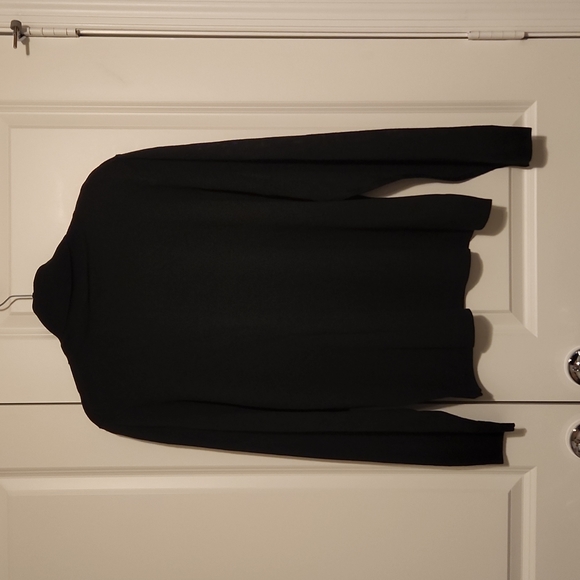 Ribbed knit turtleneck black xl Linea by Louis Dell'Olio - Picture 3 of 3